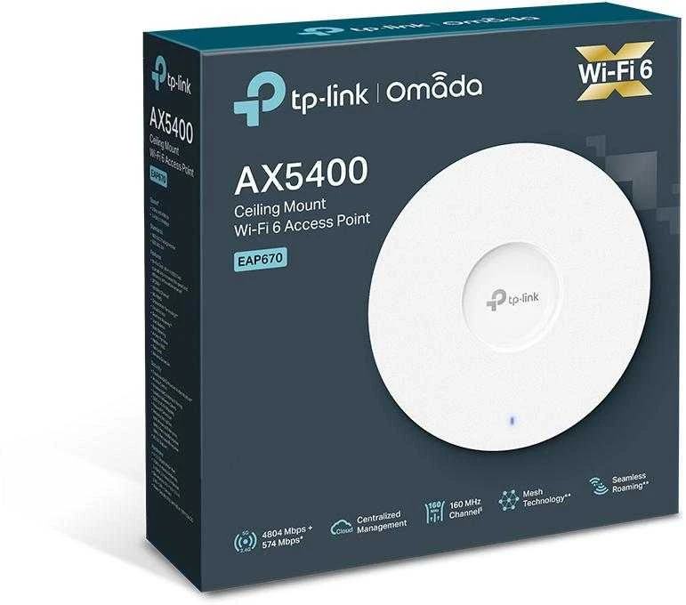 Maršrutizatorius TP-Link Omada AX5400 Ceiling Mount WiFi 6 Prieigos taškas