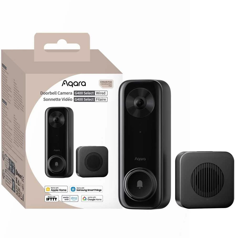 „Aqara“ durų skambučio kamera G400 Select (laidinė)