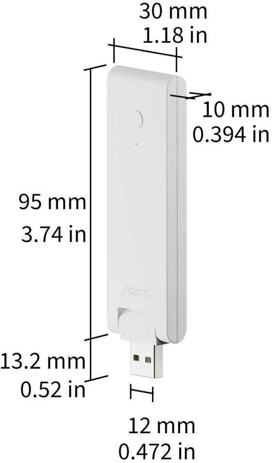 Aqara Hub M100 (neprisijungęs) | Išmaniųjų namų centrinis blokas | „Zigbee“, „Homekit“, ES