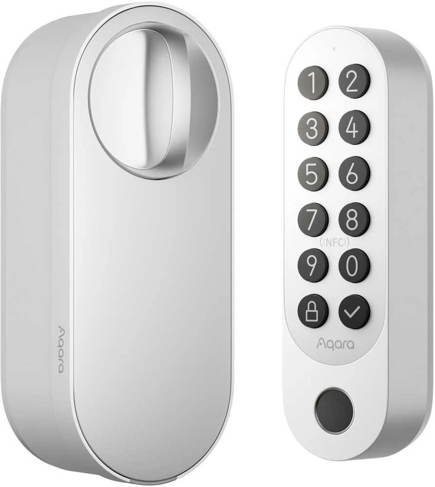 Aqara U200 išmanioji durų spyna Matter, Apple Home balta (EL-D02DW)