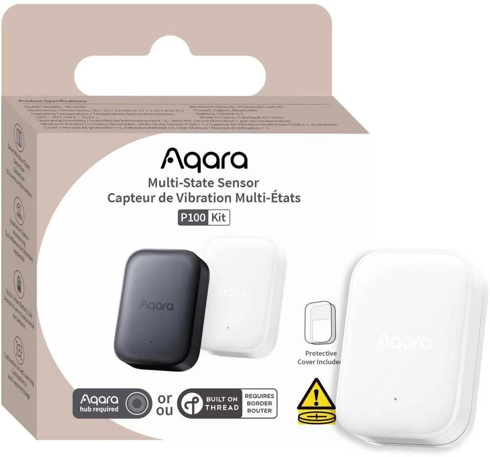 Aqara P100 Kit Multi-state daugiapakopis Zigbee, Thred sensorius, baltas