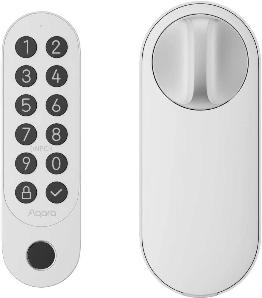 Aqara U200 išmanioji durų spyna Matter, Apple Home balta (EL-D02DW)