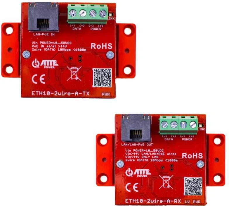 Atte ETH10-2wire-A-SET keitiklių rinkinys