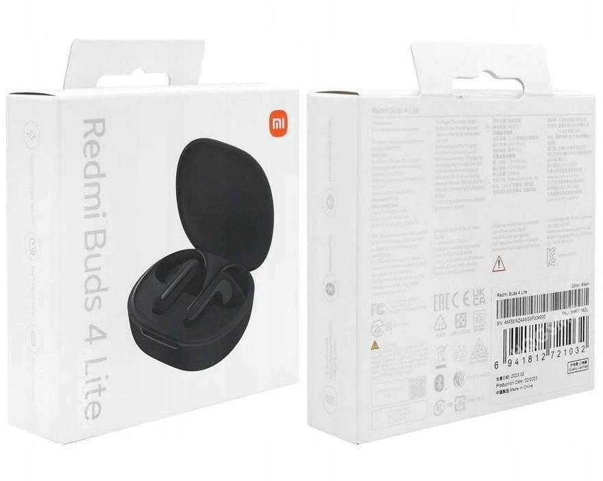 Belaidės ausinės Redmi Buds 4 Lite, Juodos spalvos