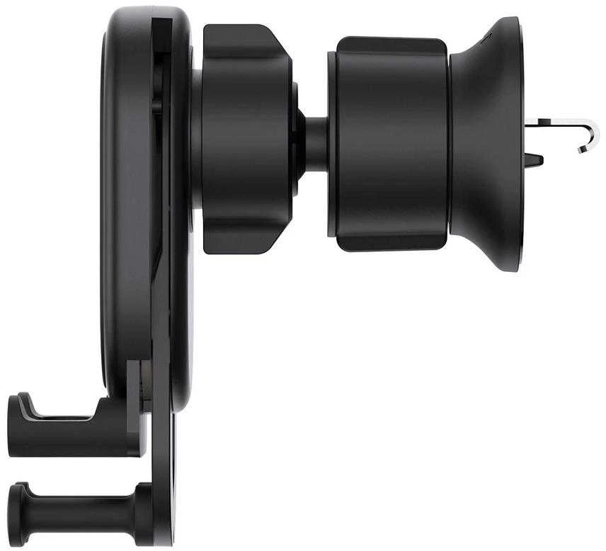Baseus Automobilinis laikiklis 5.4-6.7" ekranų telefonams su belaidžiu įkrovimu 15W, juodas