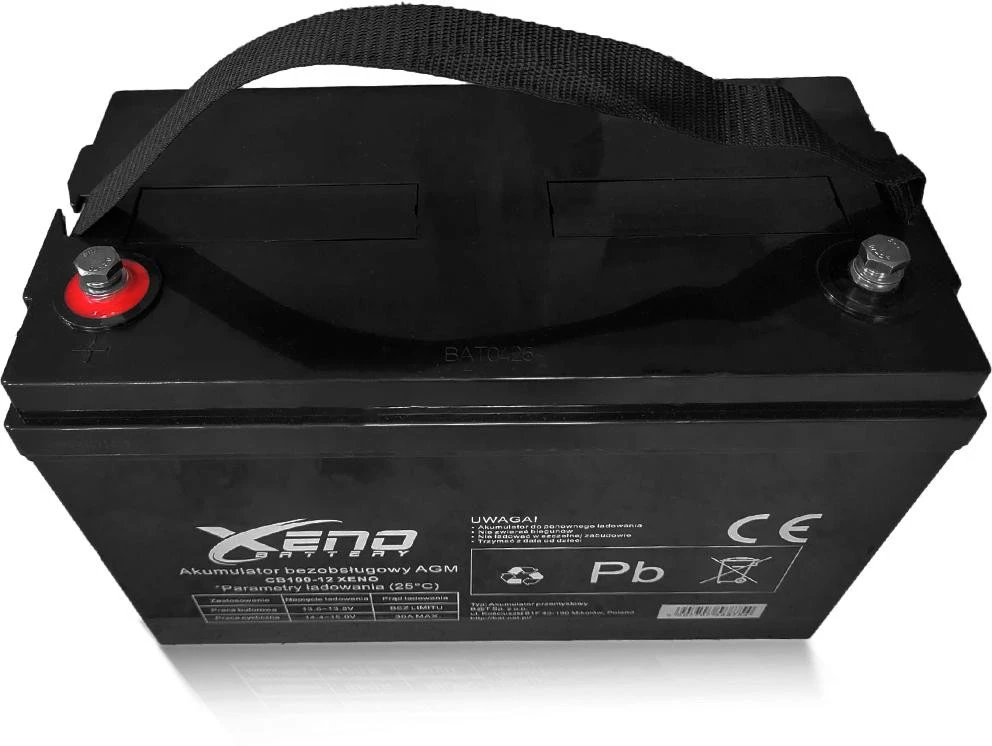 Exit BAT TADEUSZ KYZIOŁ ROMAN SOLD SP.J. Akumuliatorius AGM BAT Xeno Juodas 12V 100Ah