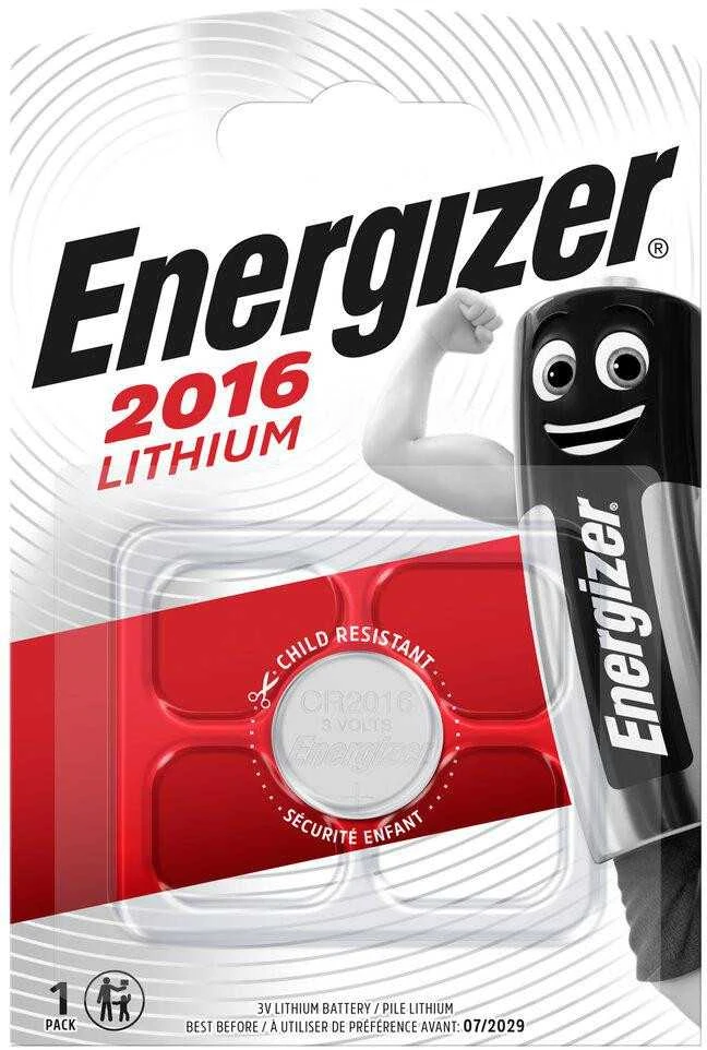 Elementas ENERGIZER CR2016, 3V