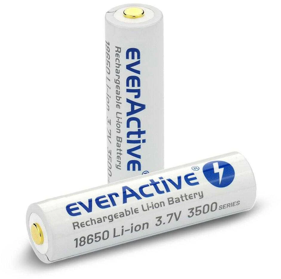 everActive USB įkraunamas 18650 3,7V 3500mAh akumuliatorius su PCM