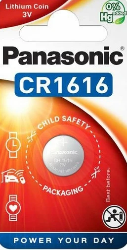 Panasonic elementas CR1616/1BP, 1 vnt.