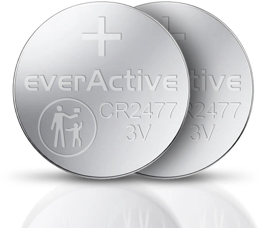 Baterija CR2477 everActive (lizdinė pakuotė, 5 vnt.)