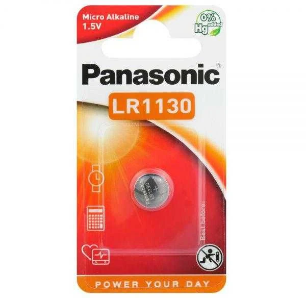 Panasonic LR1130 tabletės tipo baterija pakuotėje