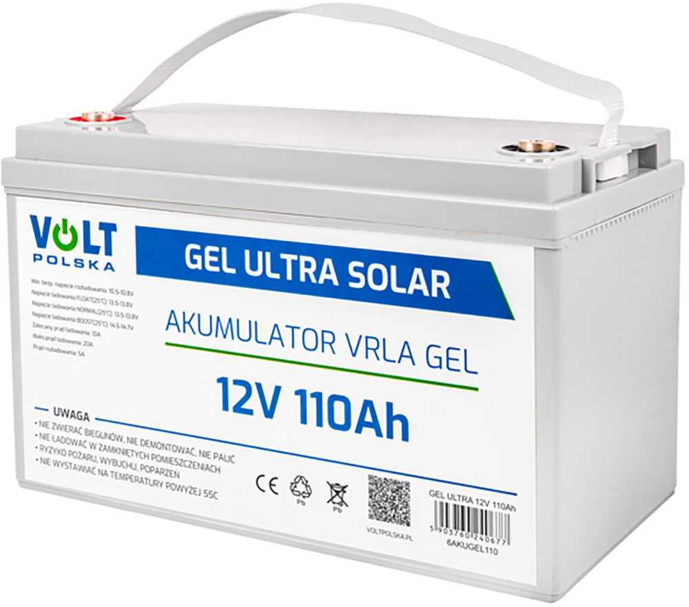 Volt Poland baterija gelis vpro solar 12v 110ah