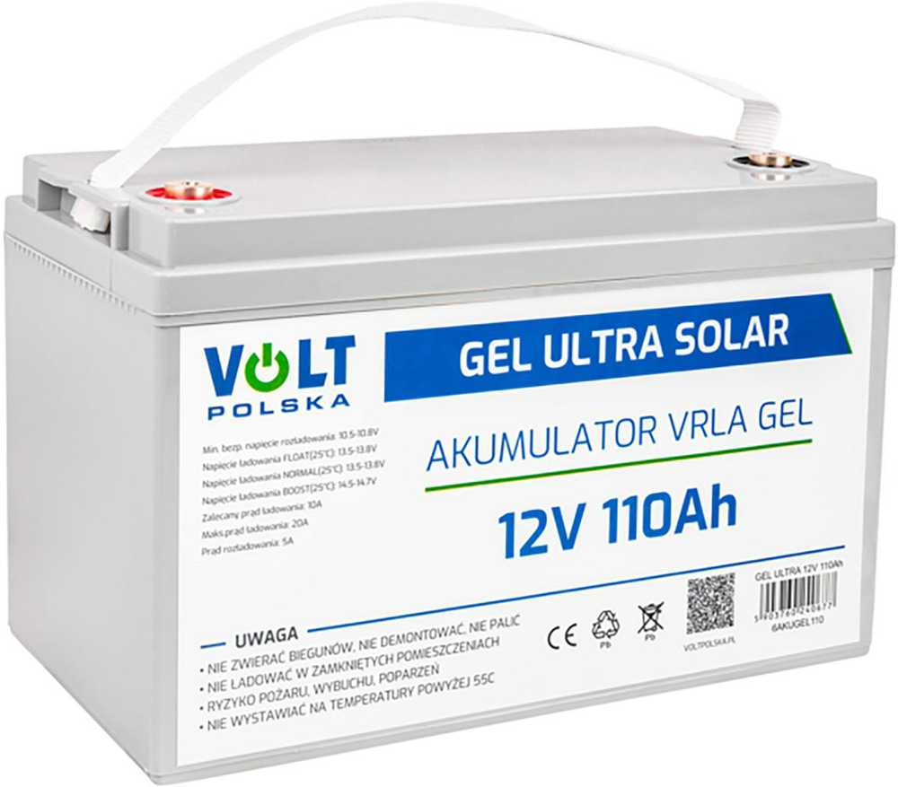 Volt Poland baterija gelis vpro solar 12v 110ah