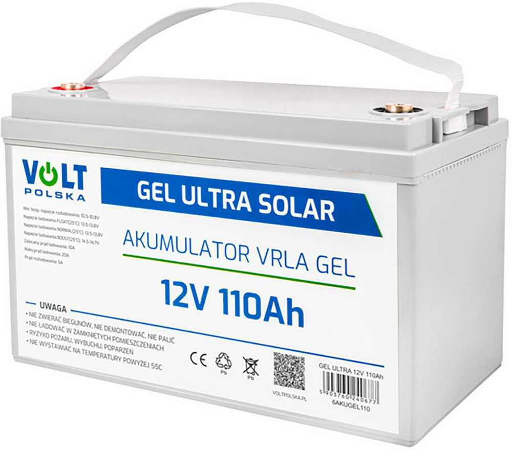 Volt Poland baterija gelis vpro solar 12v 110ah