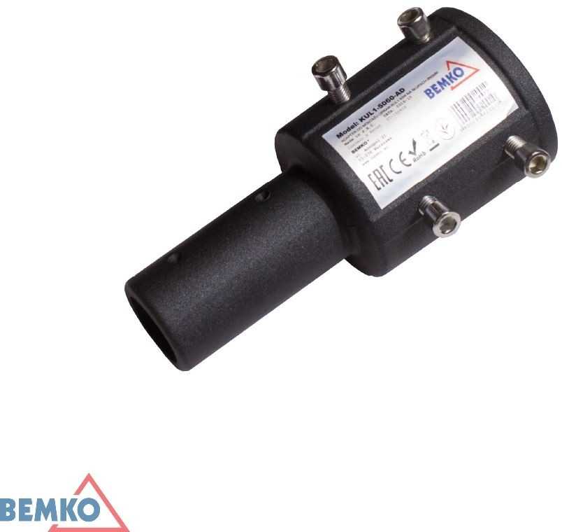 Bemko Gatvės šviestuvo (50W) montavimo adapteris, 60mm, juodas