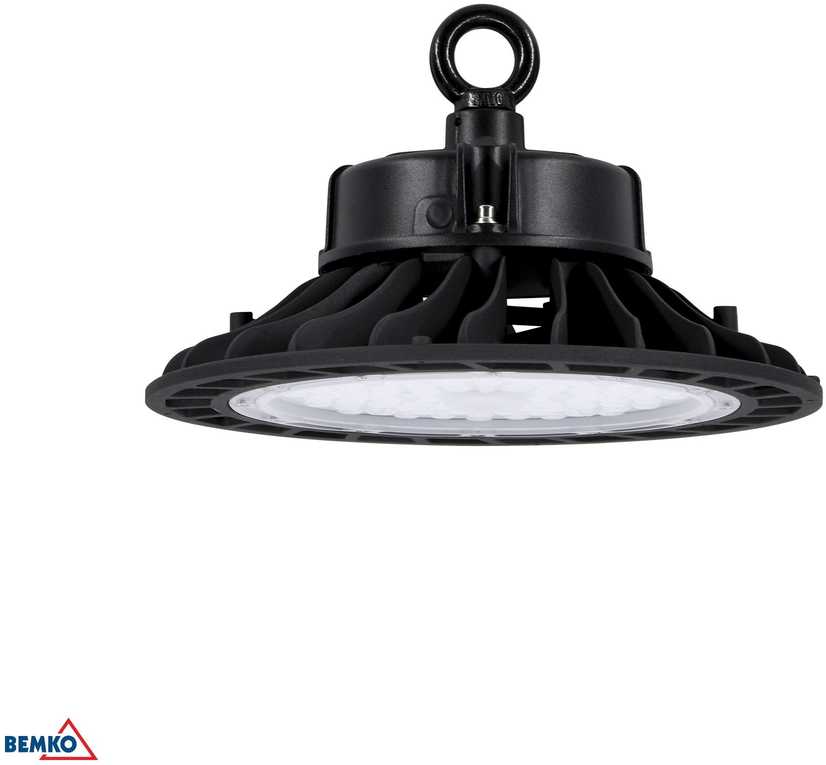 Bemko 100W LED UFO šviestuvas PARIT, juodas, 4000K, IP65, 120°