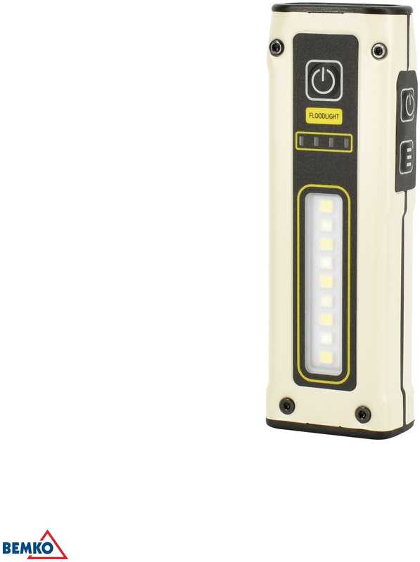 Bemko Daugiafunkcis įkraunamas LED žibintuvėlis, 1000mAh, IP44