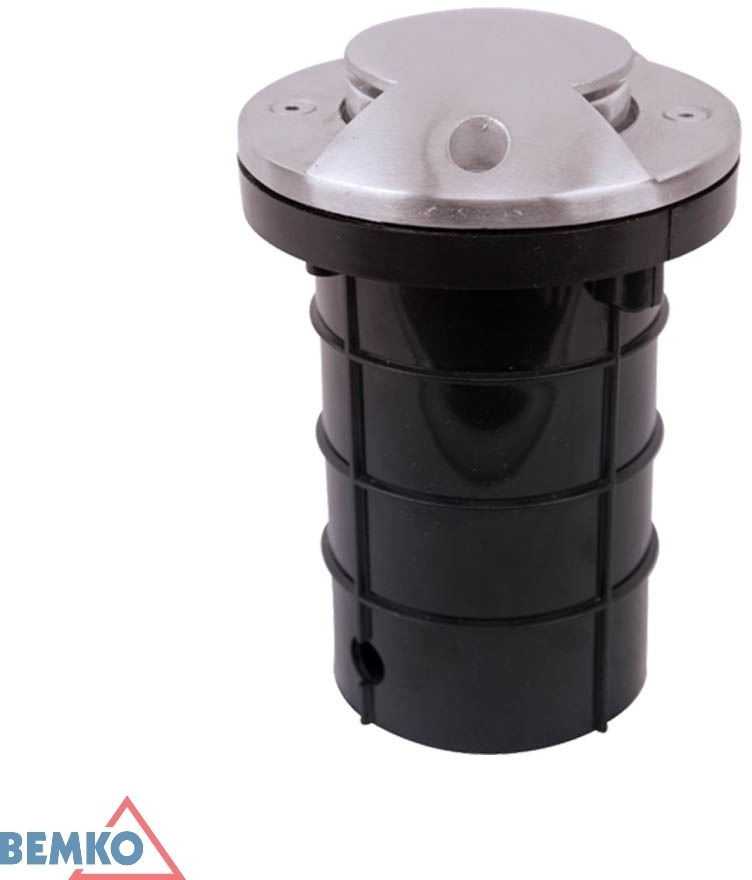Bemko Įleidžiamas į žemę šviestuvas DORYT, GU10, plieno sp., IP67