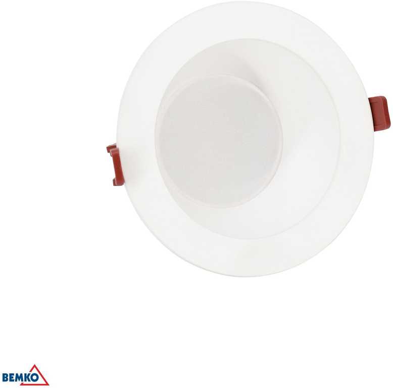 Bemko 20W LED įleidžiamas šviestuvas FALED, baltas, 3000K, IP44/IP20