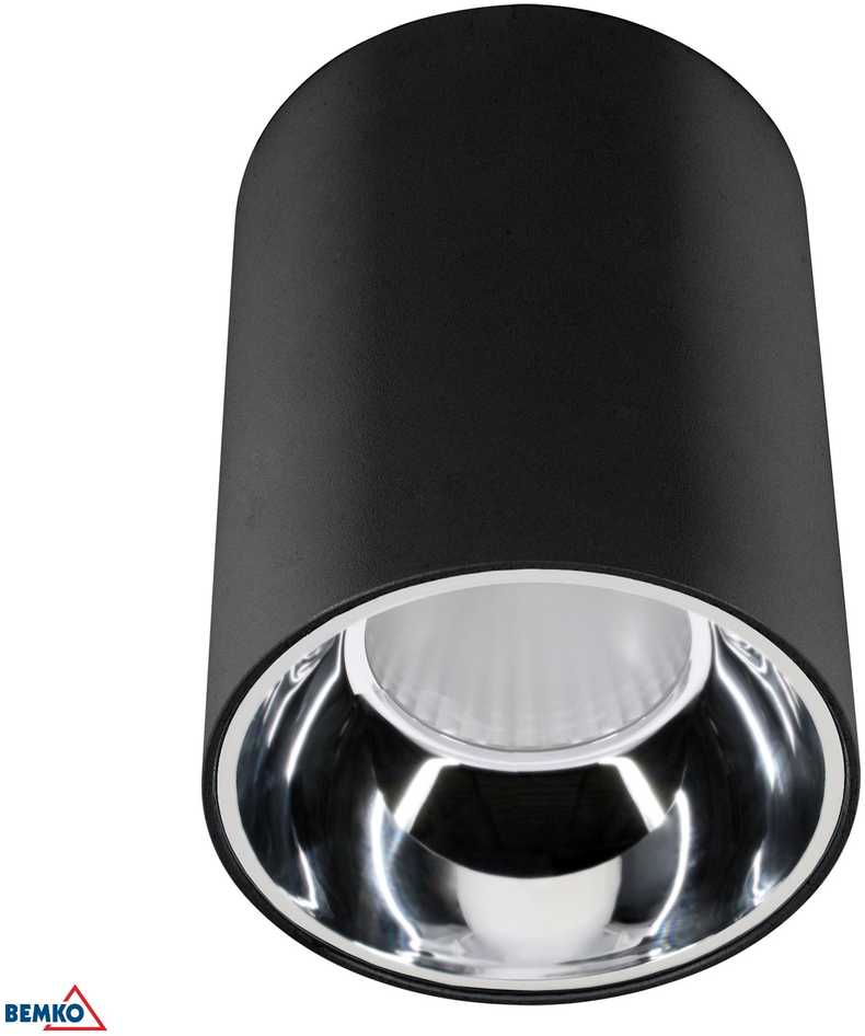 Lubinis šviestuvas Bemko 30W LED paviršinis šviestuvas MAFED, juodas, 4000K, IP44/IP20