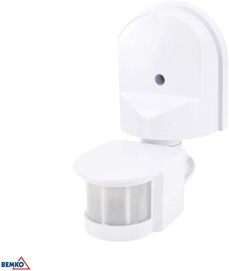 Bemko Paviršinis judesio daviklis, juodas, IP44, max 1200W, 180°, max 12m