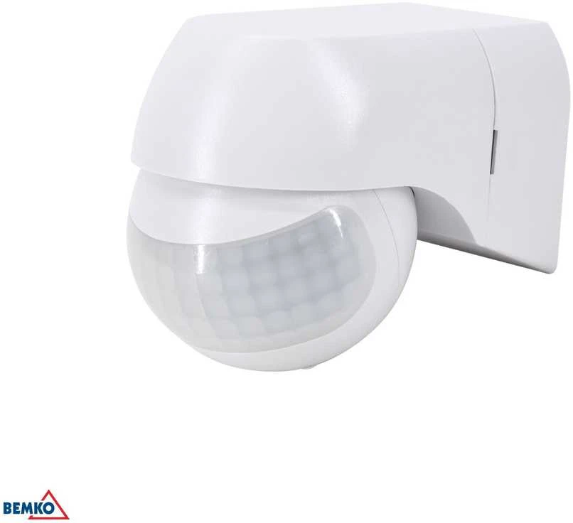 Bemko Paviršinis judesio daviklis, juodas, IP44, max 800W, 180°, max 12m