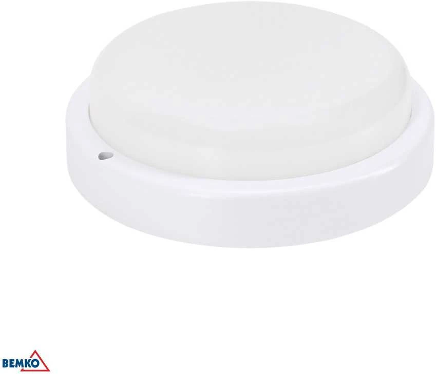 Bemko 12W LED plafonas KANLO, juodas, 4000K, IP54, 120°