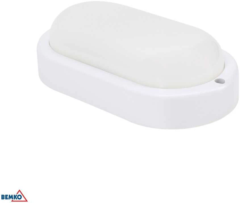 Lubinis šviestuvas Bemko 8W LED plafonas KANLO, juodas, 4000K, IP54, 120°