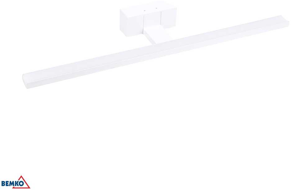 Bemko 12W LED veidrodžio šviestuvas KEIRA, baltas, 4000K, IP44