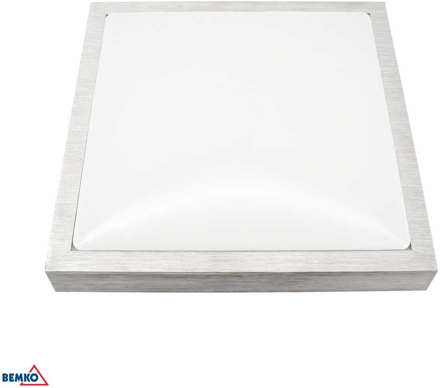 Bemko 16W LED paviršinė panelė TOFIR, aliuminio sp., 4000K, IP40