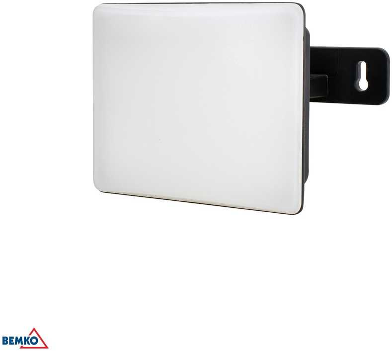 Bemko 10W LED prožektorius LFX, juodas, 4000K, IP65