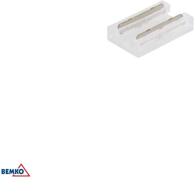 Bemko LED juostos jungtis SELF-CLAMPING 8mm COB