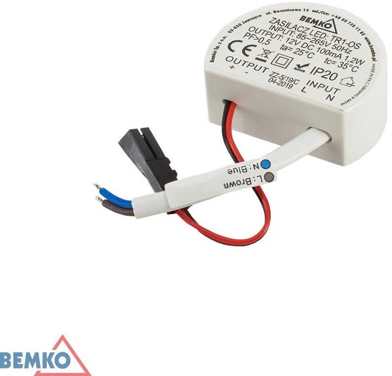 Bemko 100W LED maitinimo šaltinis, 12V, IP20