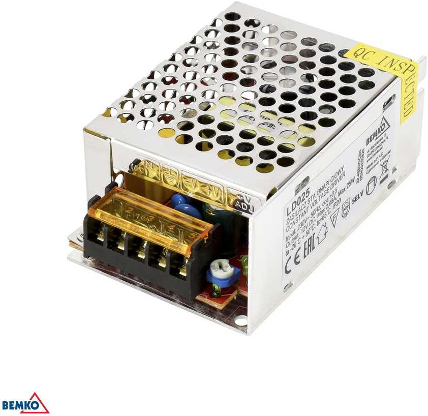 Bemko 30W LED maitinimo šaltinis, 12V, IP67