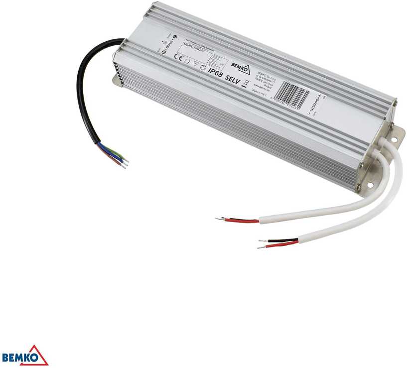 Bemko 150W LED maitinimo šaltinis, 24V, IP68