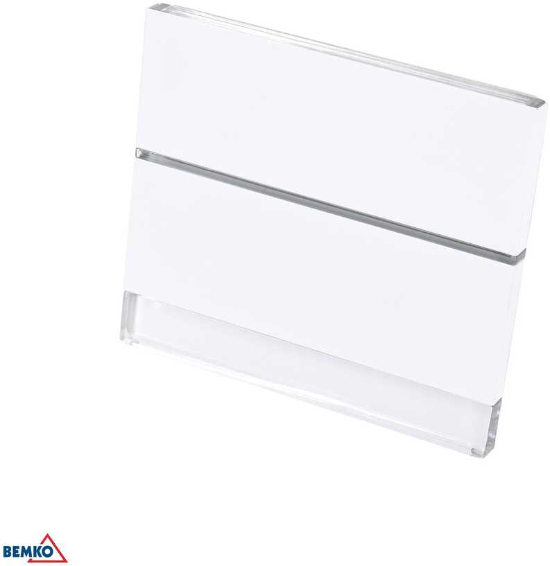 Bemko 1,2W LED sieninis šviestuvas laiptų apšvietimui STEPPER, baltas, 6000K