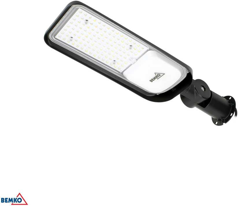 Bemko 100W LED gatvės šviestuvas JAZMIN, juodas, 4000K, IP65, 140°x70°