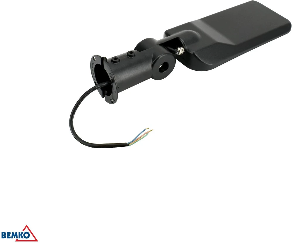 Bemko 50W LED gatvės šviestuvas JAZMIN, juodas, 4000K, IP65, 140°x70°