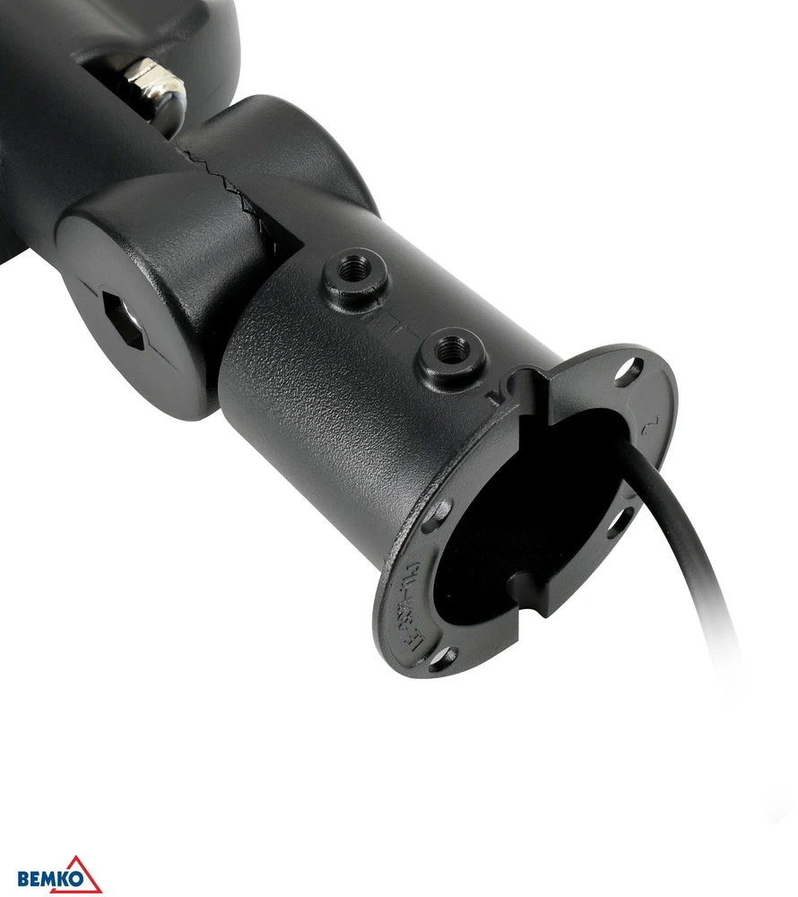 Bemko 50W LED gatvės šviestuvas JAZMIN, juodas, 4000K, IP65, 140°x70°