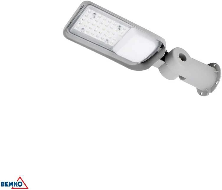 Bemko 50W LED gatvės šviestuvas JAZMIN, juodas, 4000K, IP65, 140°x70°