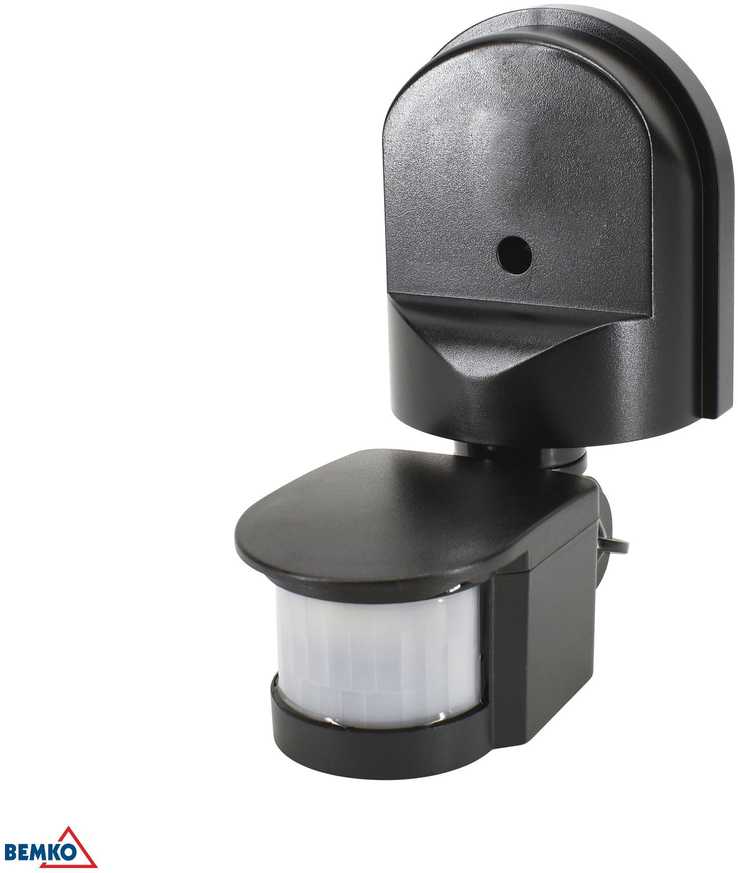 Bemko Paviršinis judesio daviklis, baltas, IP65, max 1200W, 180°, max 12m