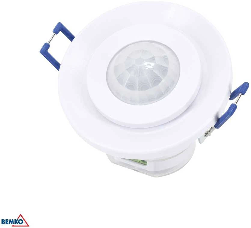 Bemko Įleidžiamas judesio daviklis, baltas, IP20, max 800W, 360°, max 8m