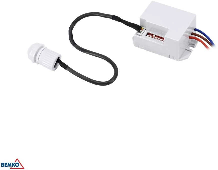 Bemko Judesio daviklis, baltas, IP20, max 800W, 360°, 3m/6m