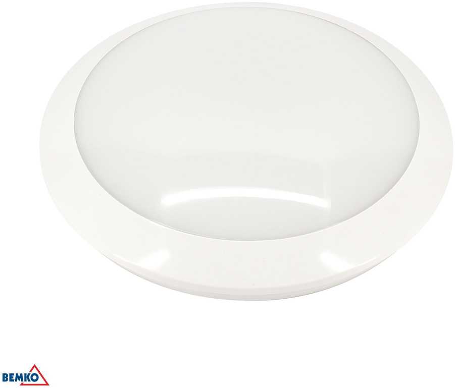 Lubinis šviestuvas Bemko 16W LED plafonas KATIA, baltas, 4000K, IP66, 120°