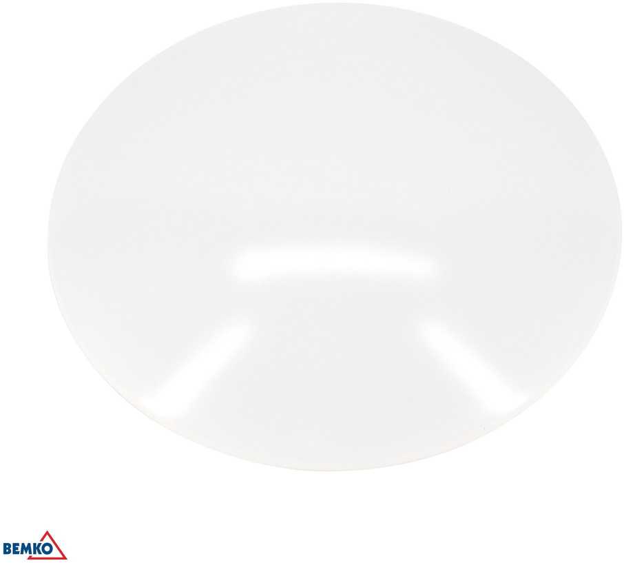 Bemko 12W LED plafonas PLATO, baltas, 3000K, IP44