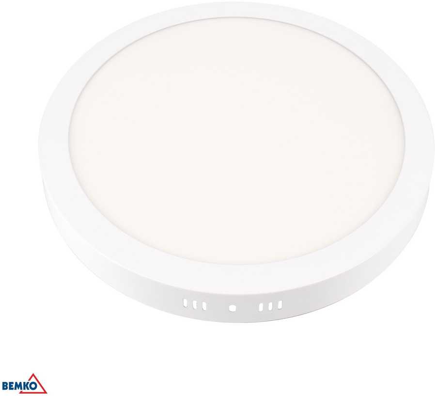 Bemko 18W LED paviršinė panelė TALAR SLR, balta, 4000K