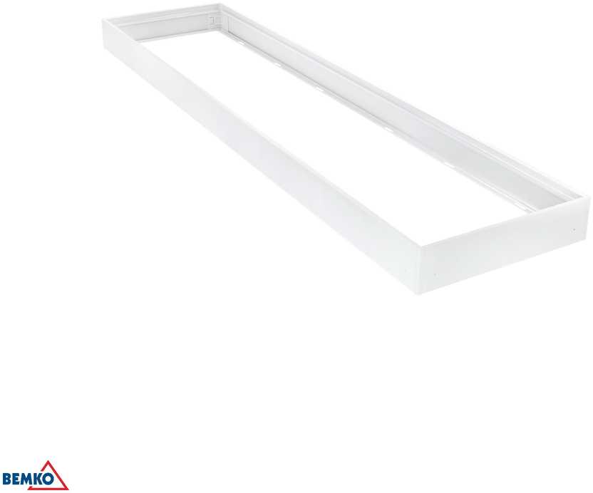 Bemko LED panelės montavimo rėmelis, baltas, 120x30cm