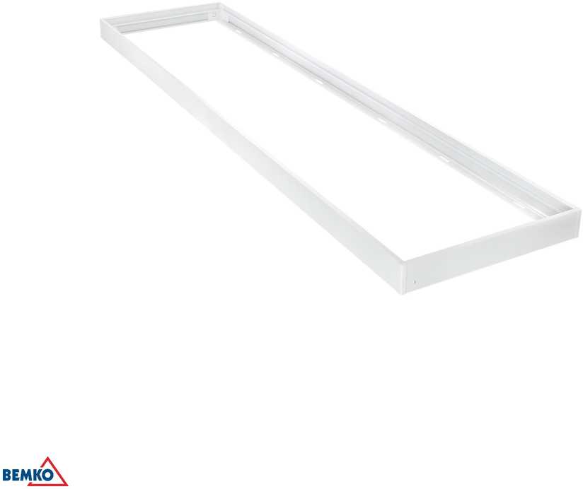 Bemko LED panelės rėmelis ECO, 120x30cm, baltas