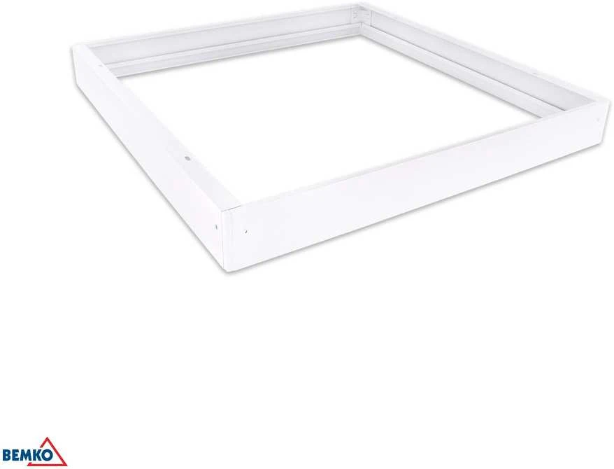 Bemko LED panelės paviršinio montavimo rėmelis, baltas, 60x60cm
