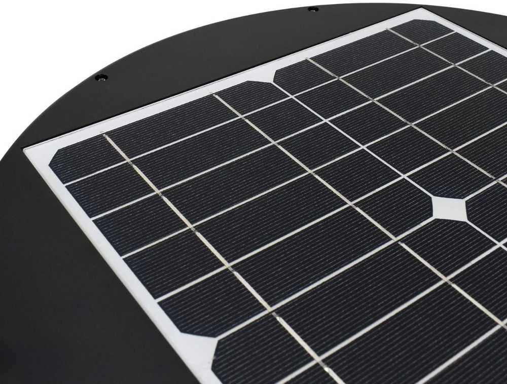 Bemko Carruzzo SOLARNA OPRAWA PARKOWA LED SOLUM 20W 2200LM 3000-4000K IP65 Juoda